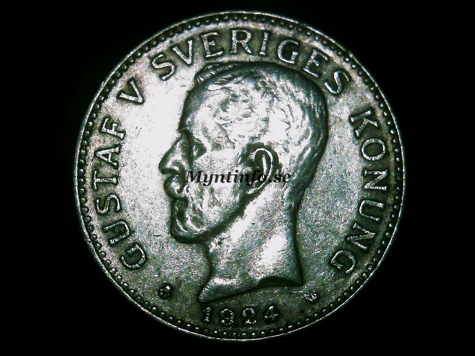 2 Krona 1924 - Sverige - Myntinfo