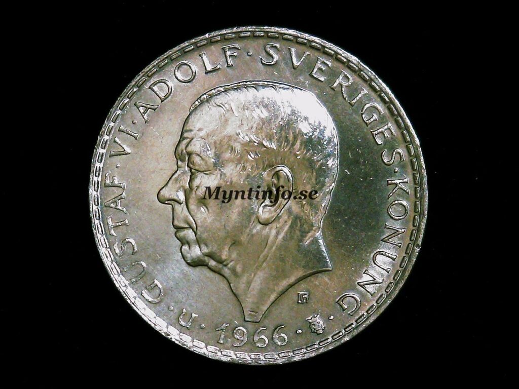 5 Krona 1966 Jubileumsmynt - Myntinfo